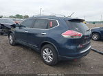 2016 Nissan Rogue Sv Dark Blue vin: 5N1AT2MT8GC845291