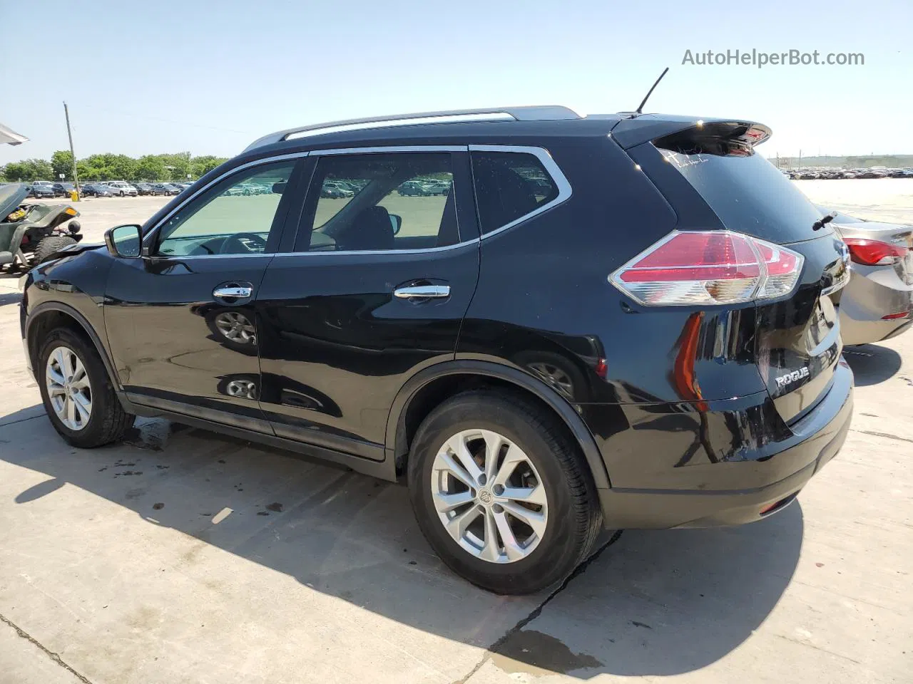 2016 Nissan Rogue S Black vin: 5N1AT2MT8GC893521