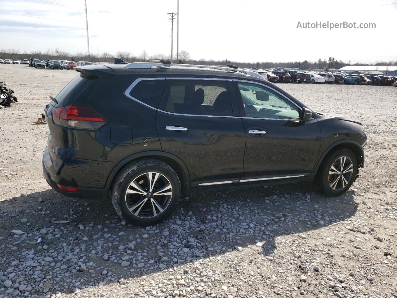 2018 Nissan Rogue S Black vin: 5N1AT2MT8JC736403