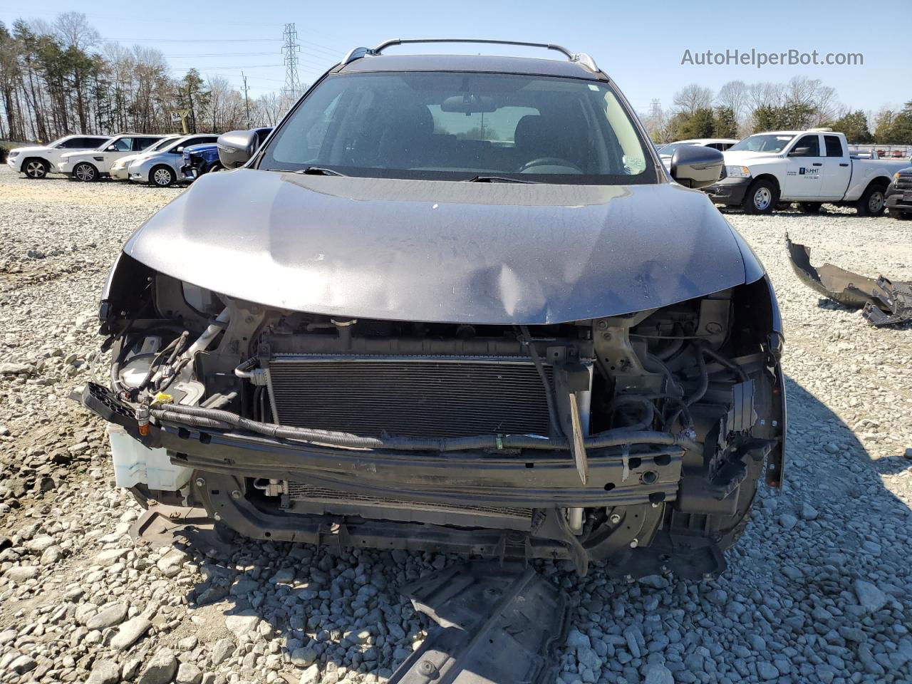 2016 Nissan Rogue S Silver vin: 5N1AT2MT9GC873651