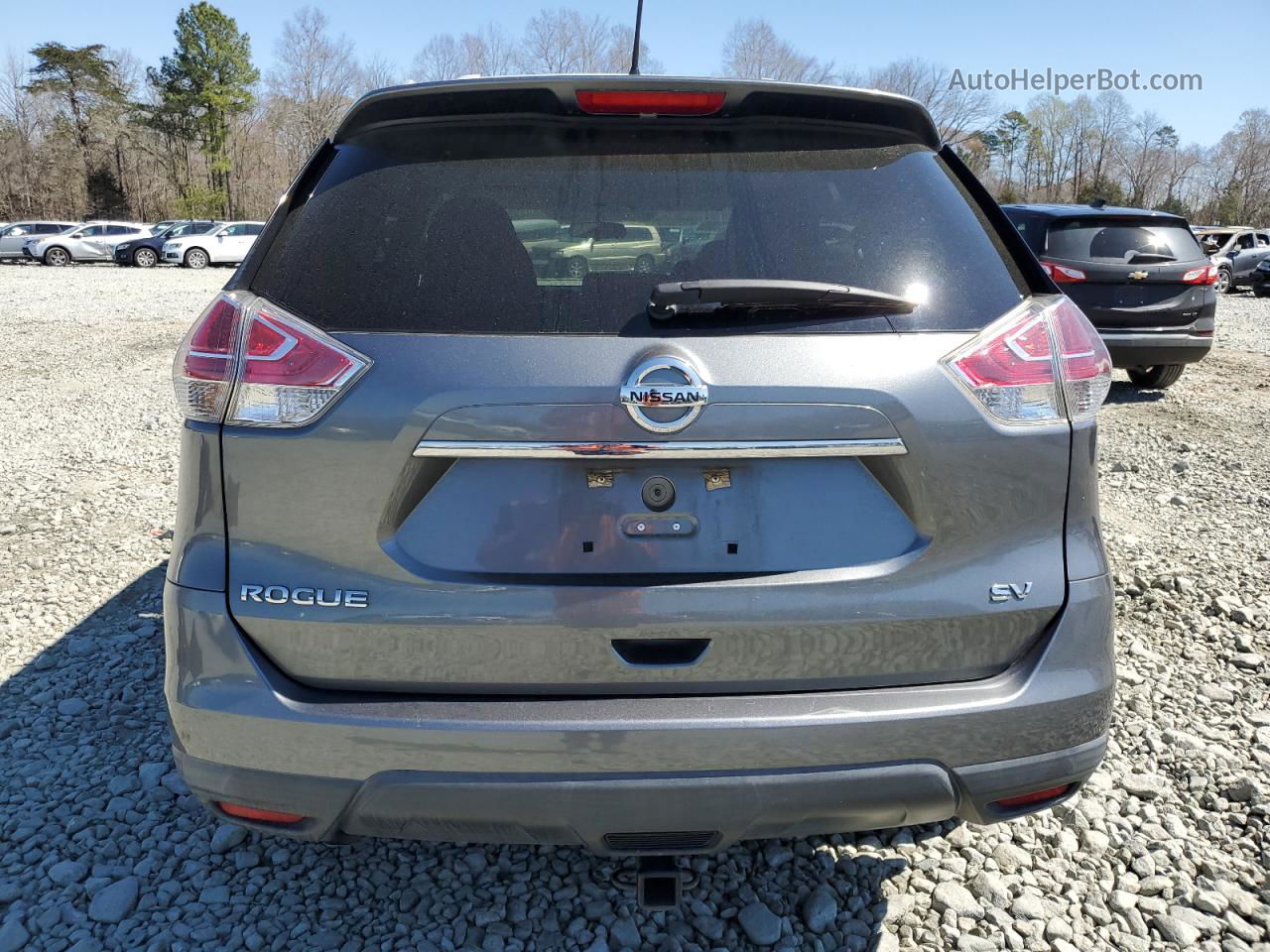 2016 Nissan Rogue S Silver vin: 5N1AT2MT9GC873651