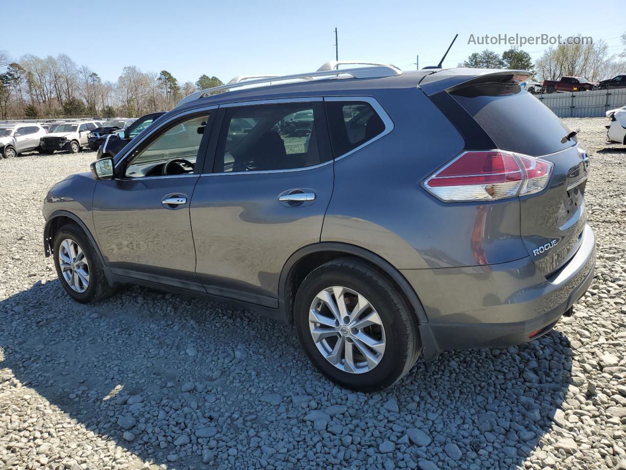 2016 Nissan Rogue S Silver vin: 5N1AT2MT9GC873651