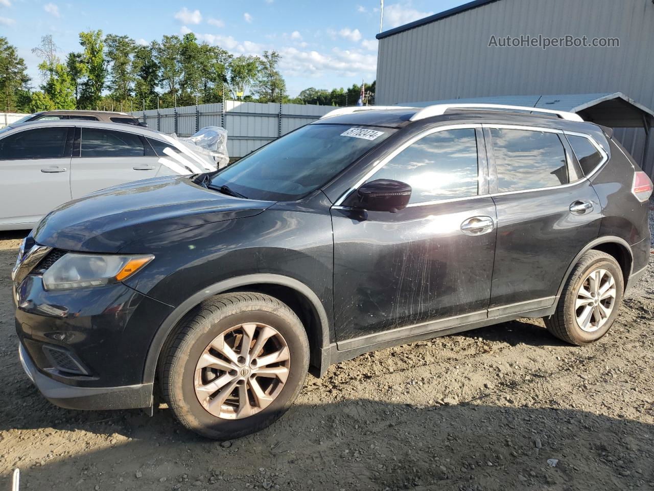 2016 Nissan Rogue S Gray vin: 5N1AT2MT9GC875660