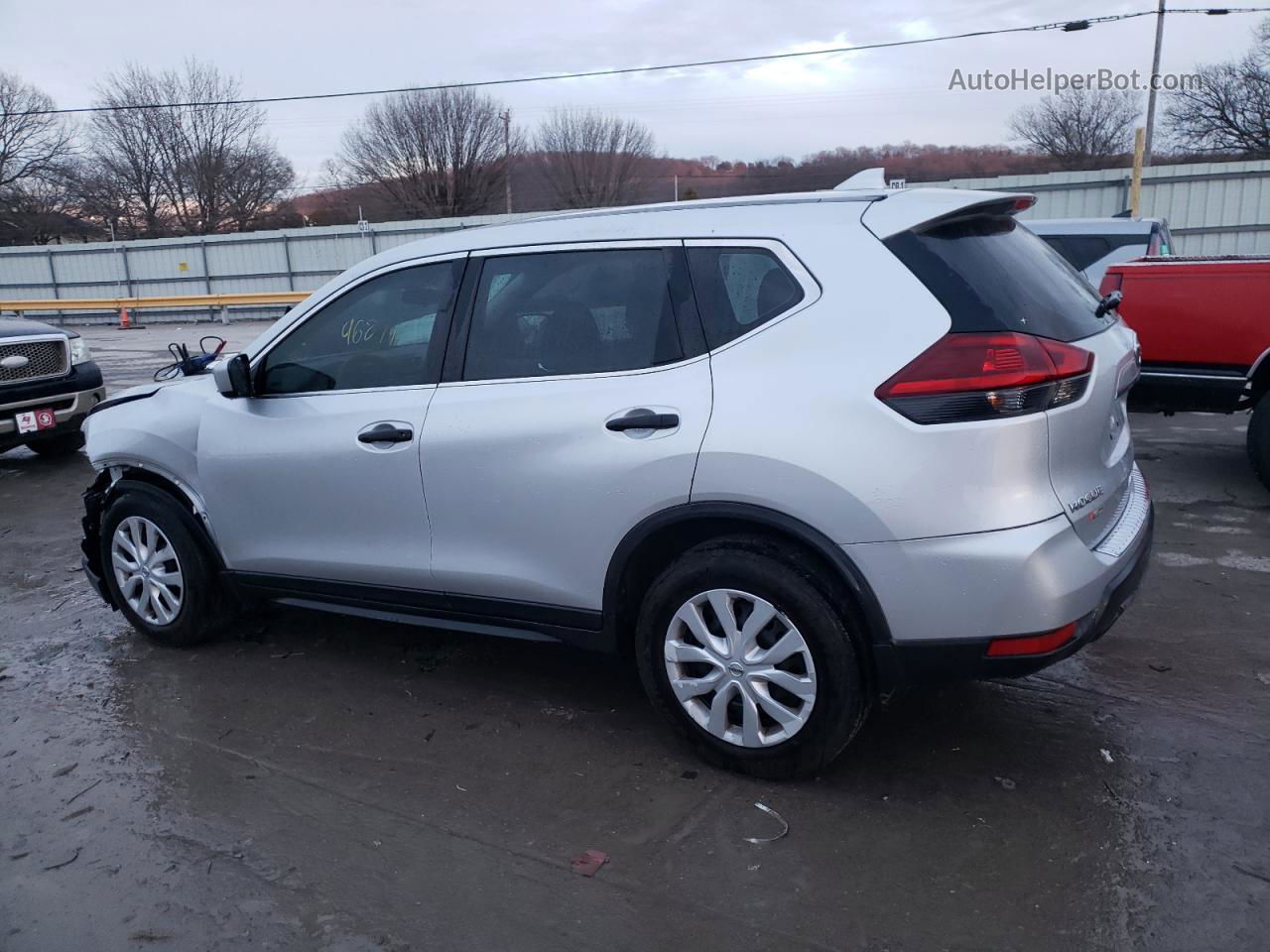 2018 Nissan Rogue S Silver vin: 5N1AT2MT9JC755784