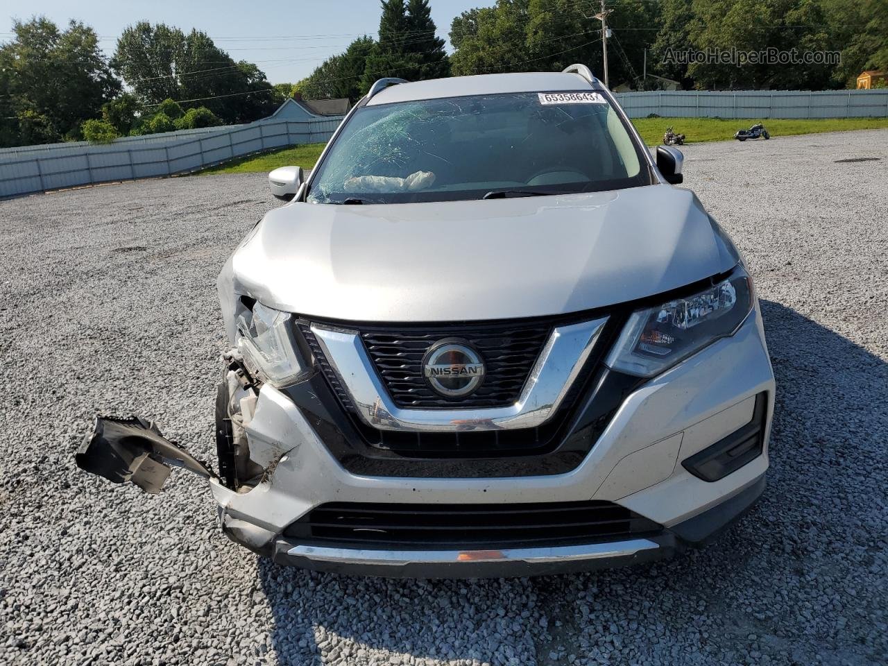 2018 Nissan Rogue S Silver vin: 5N1AT2MT9JC793774