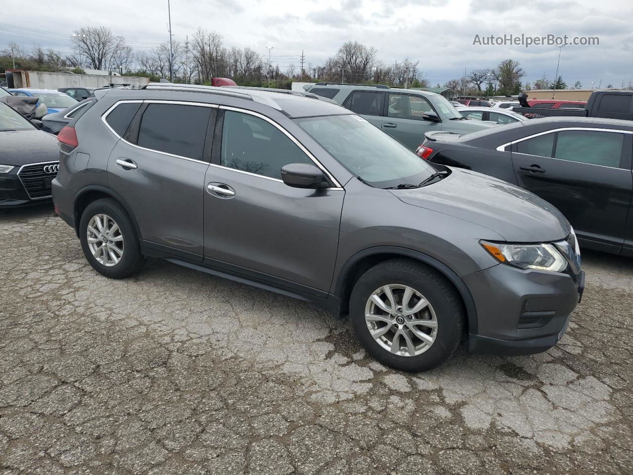 2018 Nissan Rogue S Charcoal vin: 5N1AT2MTXJC744390