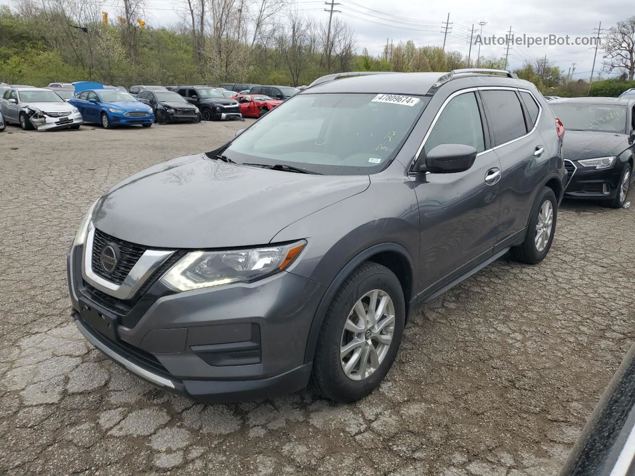 2018 Nissan Rogue S Charcoal vin: 5N1AT2MTXJC744390