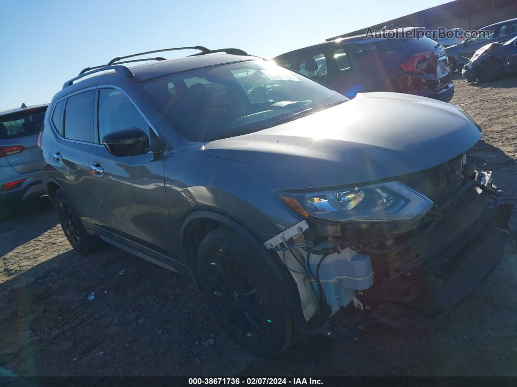 2018 Nissan Rogue Sv Blue vin: 5N1AT2MTXJC796716