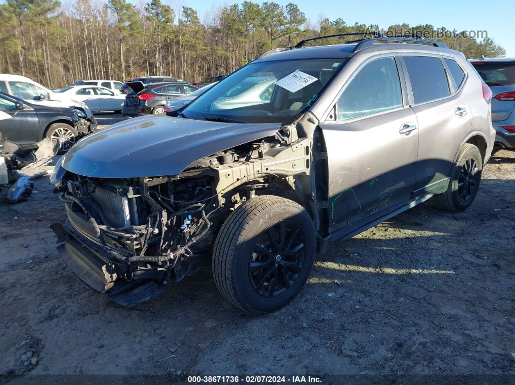 2018 Nissan Rogue Sv Синий vin: 5N1AT2MTXJC796716