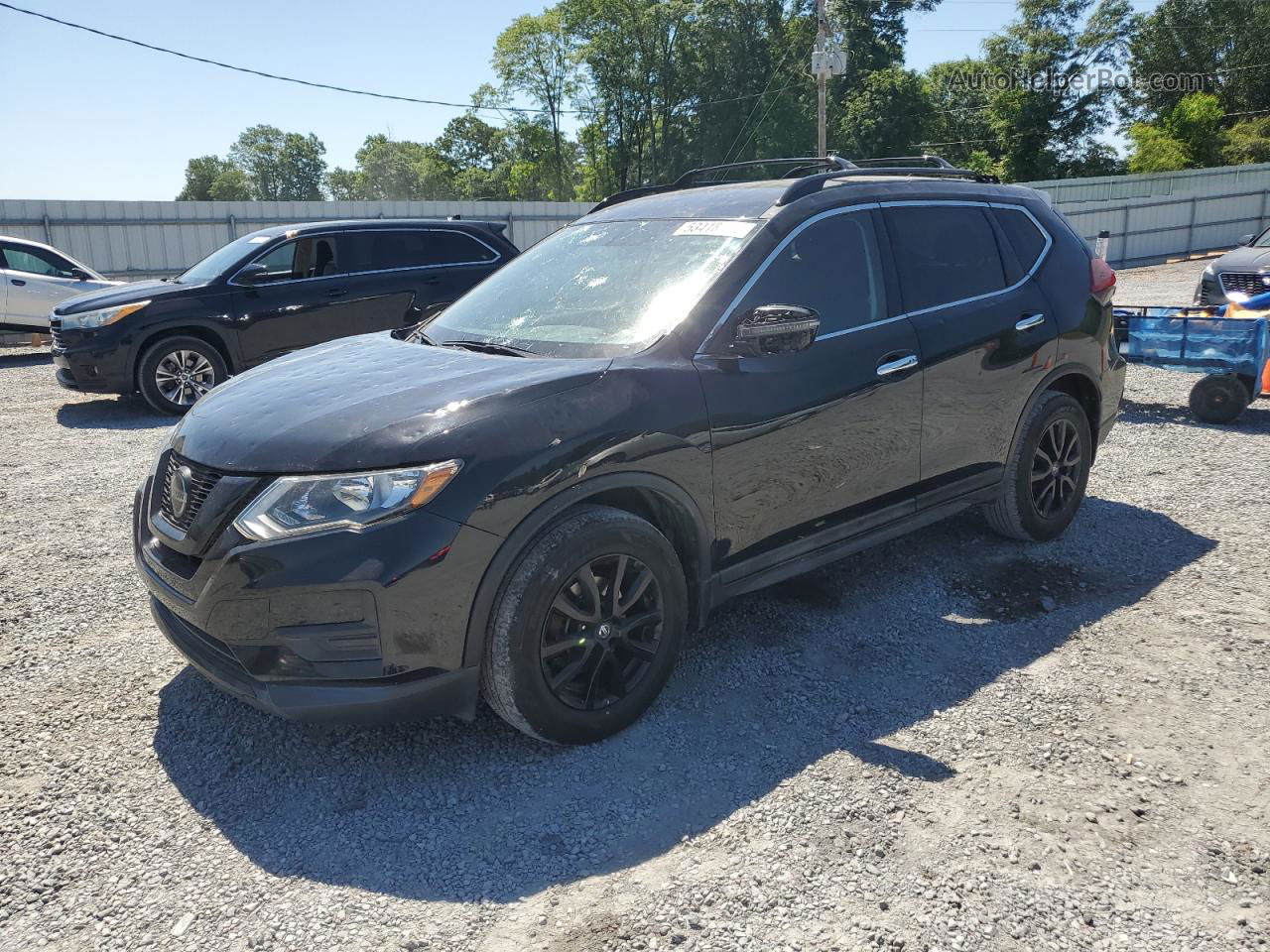 2018 Nissan Rogue S Black vin: 5N1AT2MTXJC820951