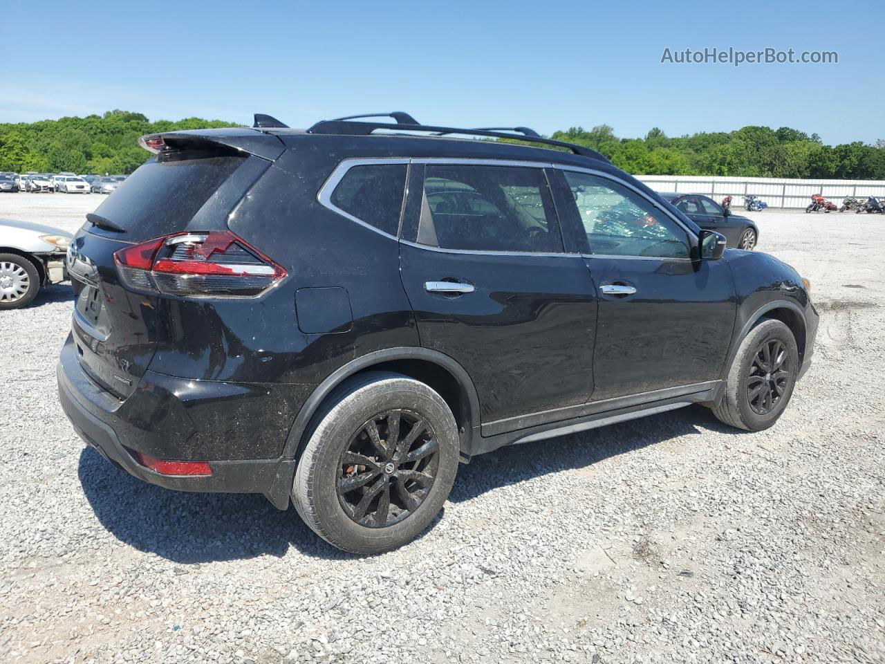 2018 Nissan Rogue S Black vin: 5N1AT2MTXJC820951