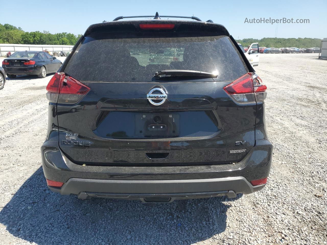 2018 Nissan Rogue S Black vin: 5N1AT2MTXJC820951