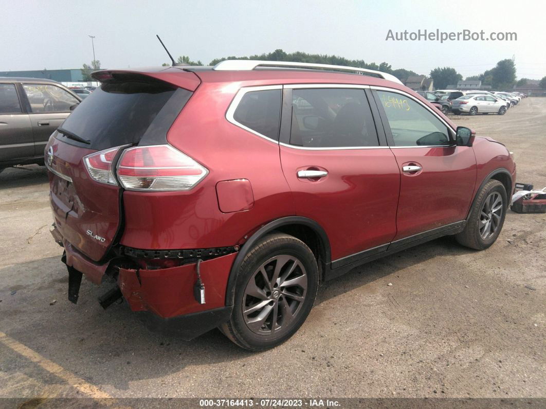 2016 Nissan Rogue Sv/sl/s Burgundy vin: 5N1AT2MV0GC817129