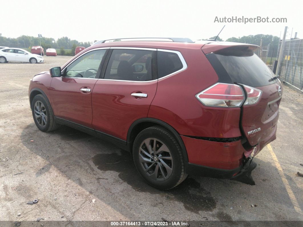 2016 Nissan Rogue Sv/sl/s Burgundy vin: 5N1AT2MV0GC817129