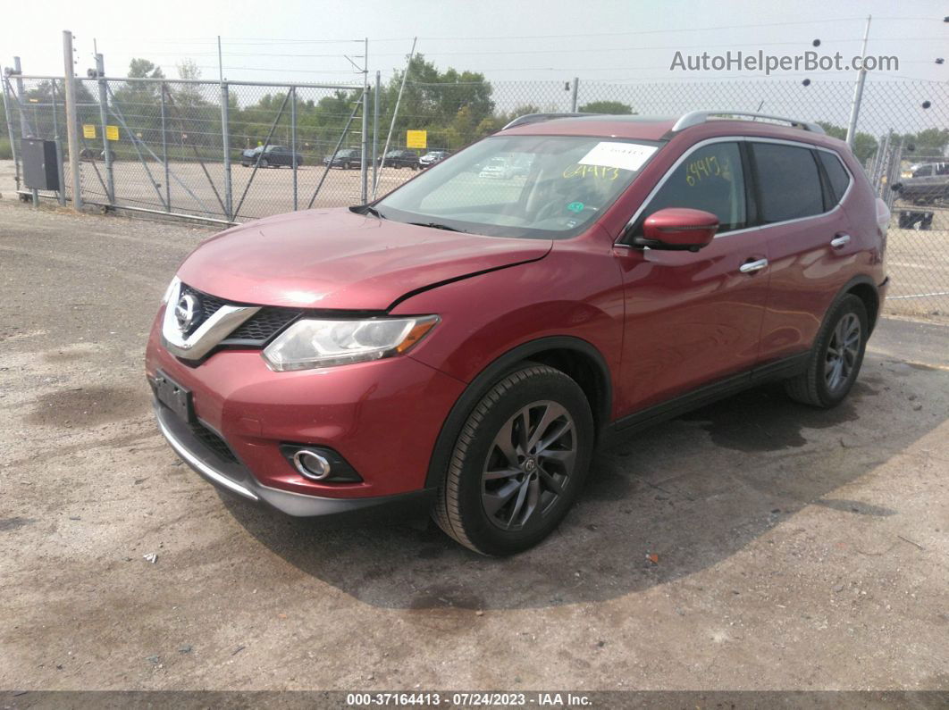 2016 Nissan Rogue Sv/sl/s Бордовый vin: 5N1AT2MV0GC817129