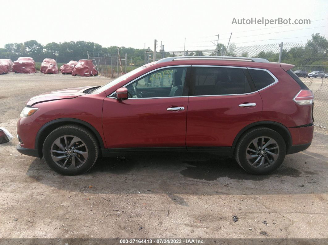 2016 Nissan Rogue Sv/sl/s Бордовый vin: 5N1AT2MV0GC817129