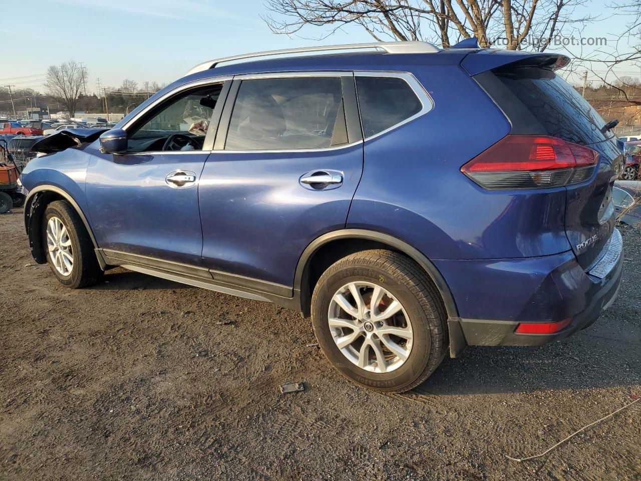 2018 Nissan Rogue S Blue vin: 5N1AT2MV0JC725462