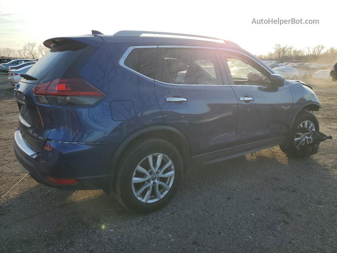 2018 Nissan Rogue S Blue vin: 5N1AT2MV0JC725462