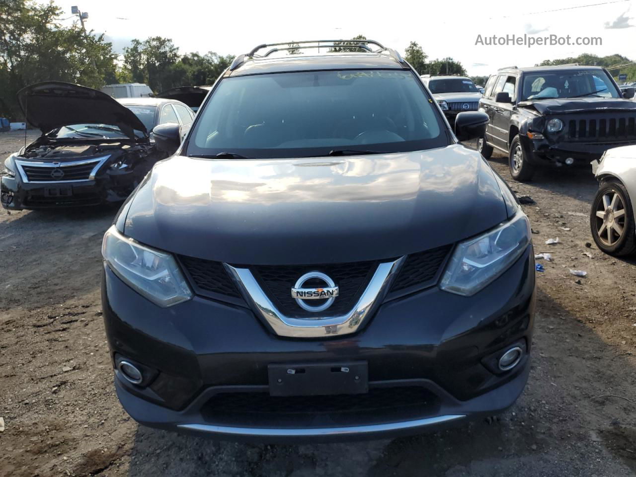 2016 Nissan Rogue S Black vin: 5N1AT2MV1GC796372