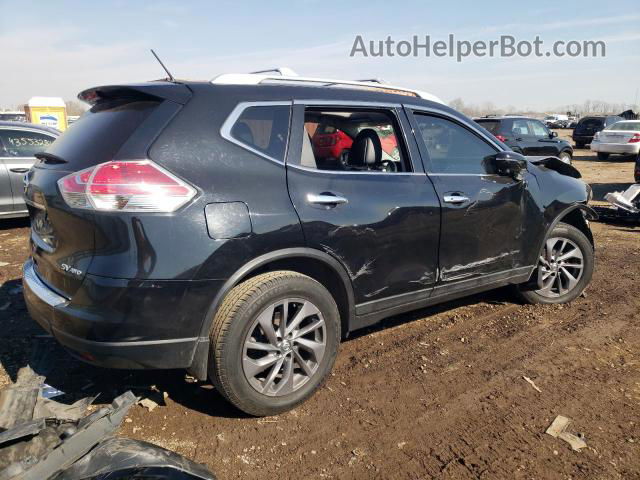 2016 Nissan Rogue S Black vin: 5N1AT2MV1GC839589