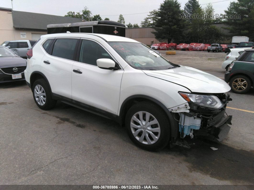 2018 Nissan Rogue S Белый vin: 5N1AT2MV1JC701221