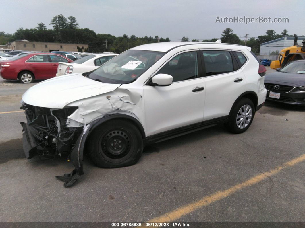 2018 Nissan Rogue S White vin: 5N1AT2MV1JC701221