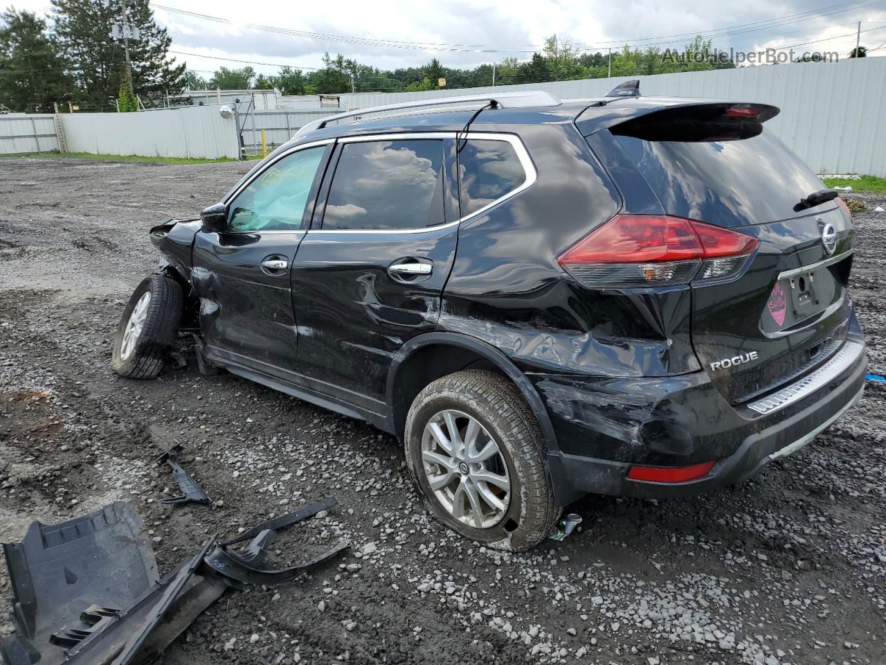 2018 Nissan Rogue S Black vin: 5N1AT2MV1JC756204