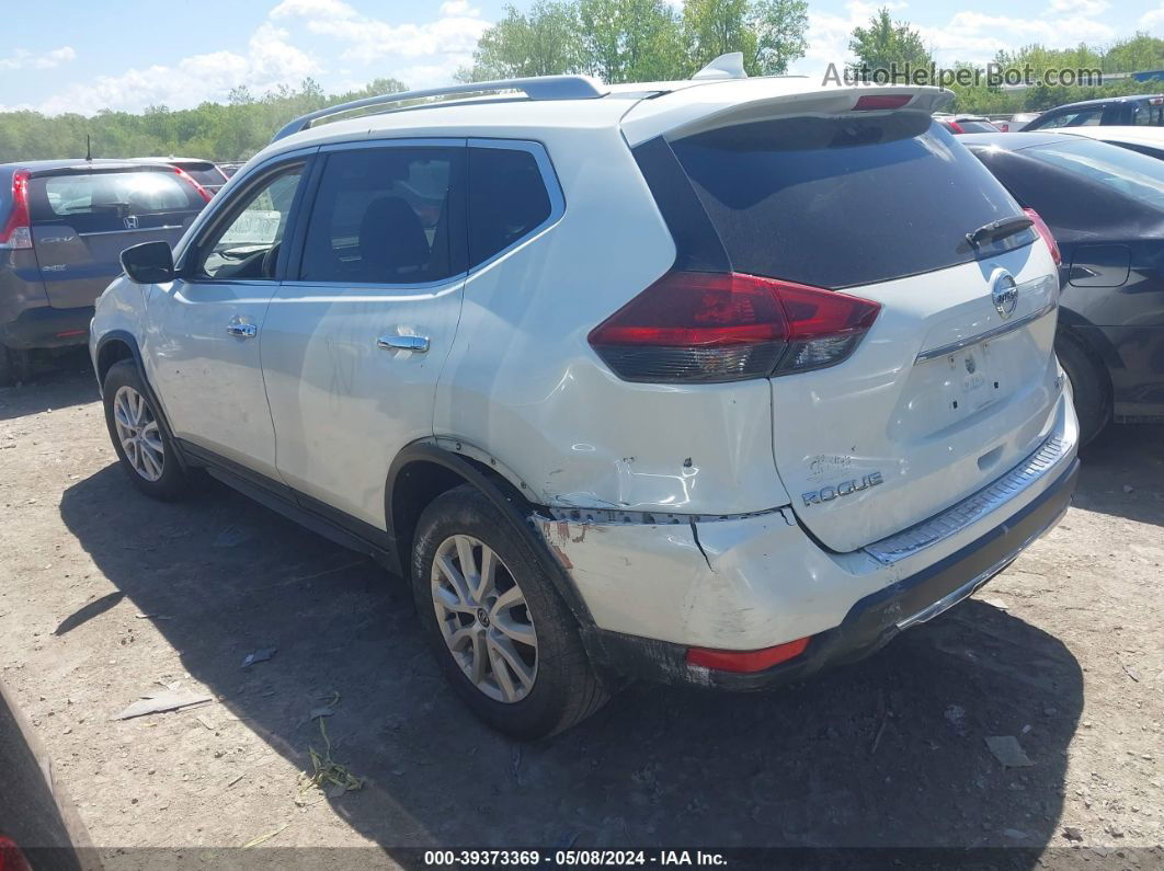 2018 Nissan Rogue Sv White vin: 5N1AT2MV1JC773407