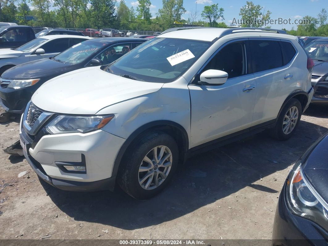 2018 Nissan Rogue Sv White vin: 5N1AT2MV1JC773407