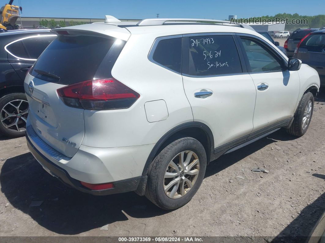 2018 Nissan Rogue Sv White vin: 5N1AT2MV1JC773407