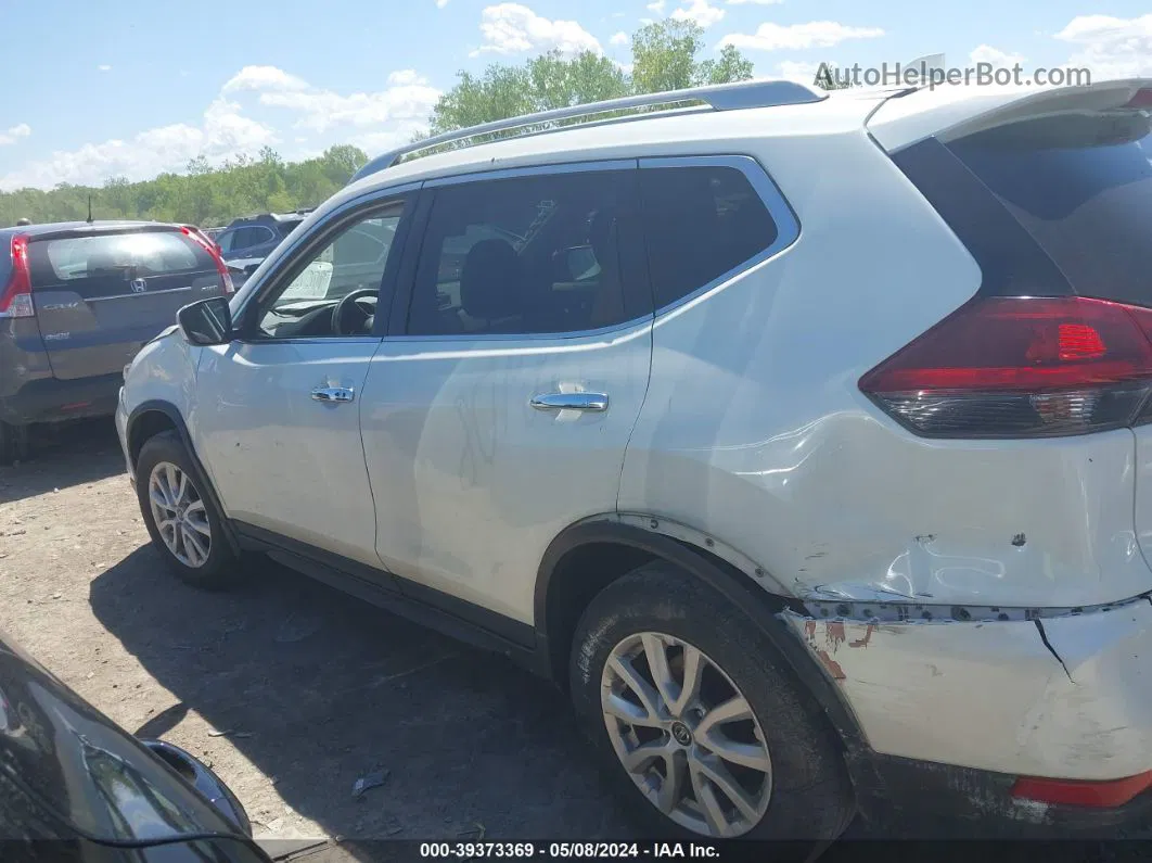 2018 Nissan Rogue Sv White vin: 5N1AT2MV1JC773407