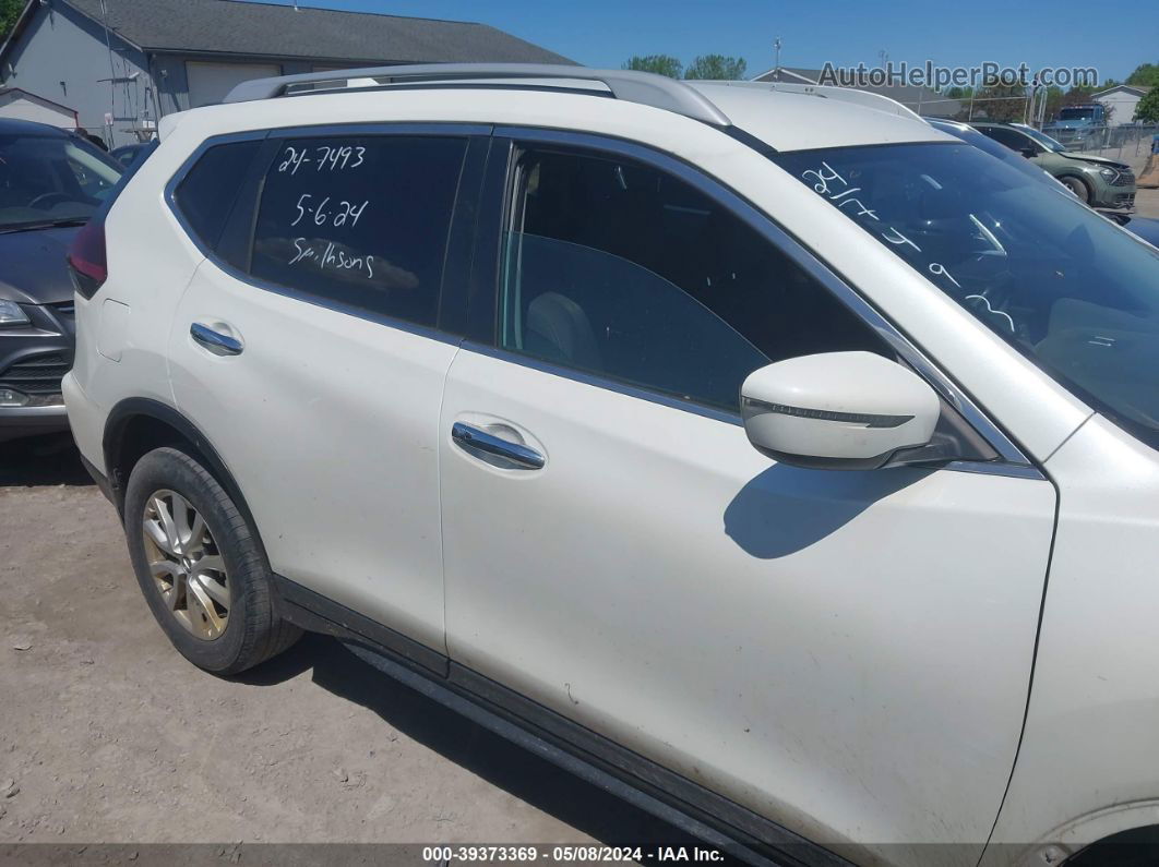 2018 Nissan Rogue Sv White vin: 5N1AT2MV1JC773407