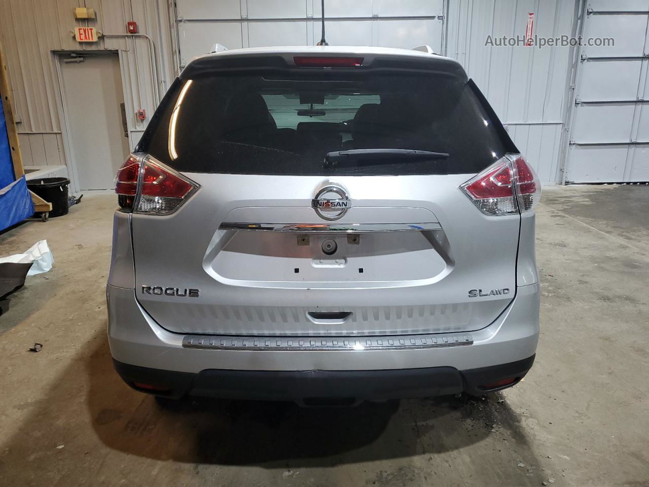 2016 Nissan Rogue S Silver vin: 5N1AT2MV2GC849113