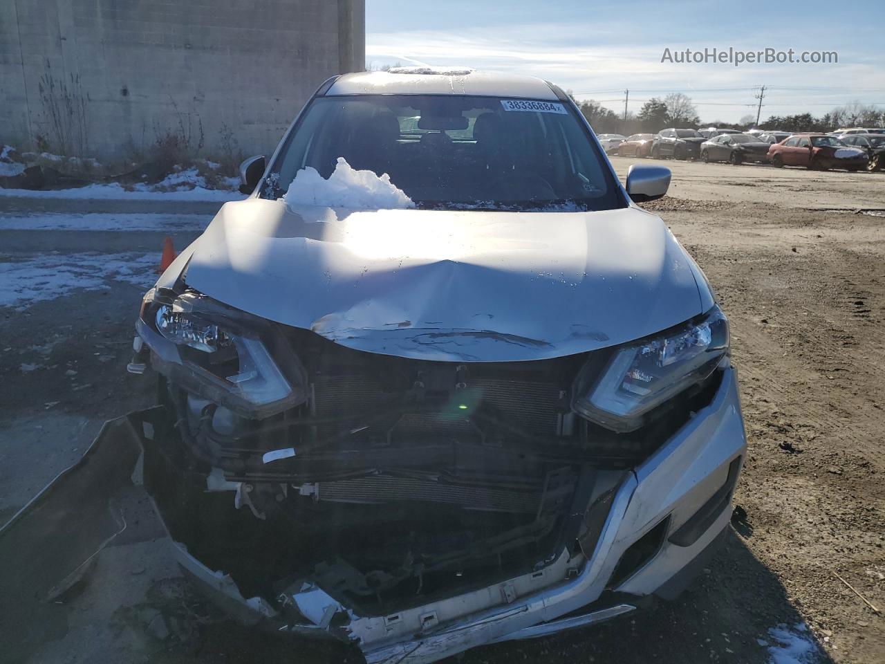 2018 Nissan Rogue S Silver vin: 5N1AT2MV2JC728489