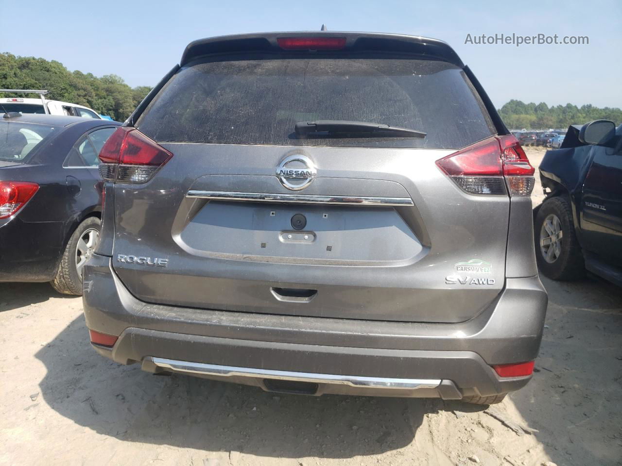 2018 Nissan Rogue S Gray vin: 5N1AT2MV2JC796209