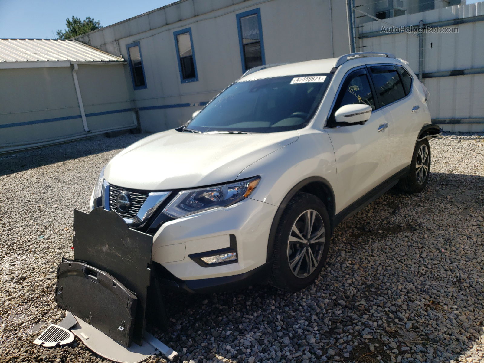 2019 Nissan Rogue S White vin: 5N1AT2MV2KC768413