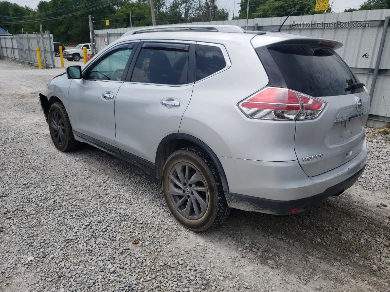 2016 Nissan Rogue S Silver vin: 5N1AT2MV3GC761896