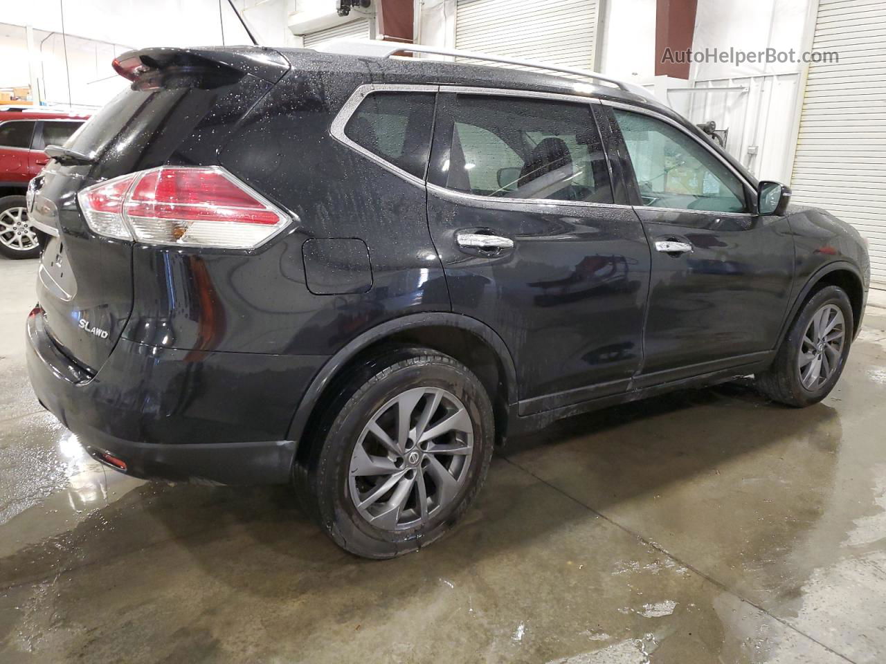 2016 Nissan Rogue S Black vin: 5N1AT2MV3GC813155