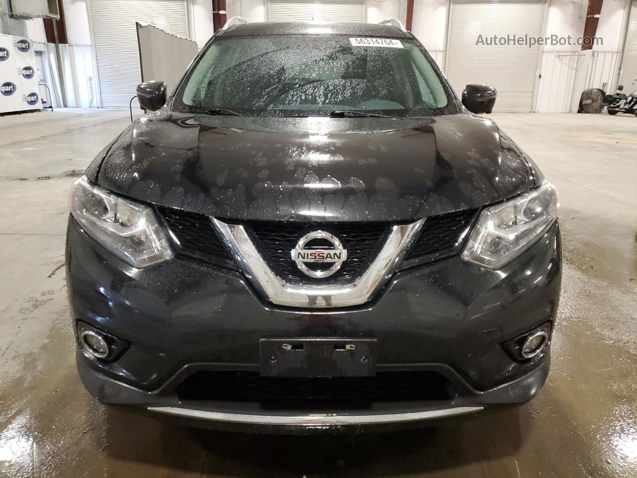 2016 Nissan Rogue S Black vin: 5N1AT2MV3GC813155