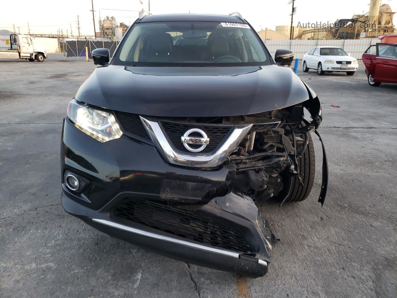 2016 Nissan Rogue S Black vin: 5N1AT2MV3GC869919