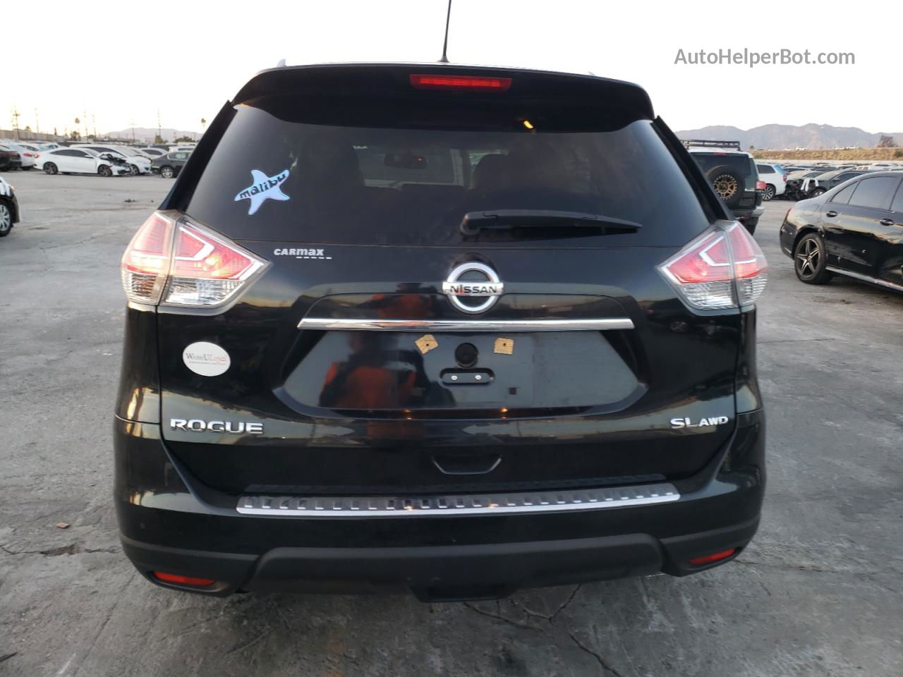 2016 Nissan Rogue S Black vin: 5N1AT2MV3GC869919