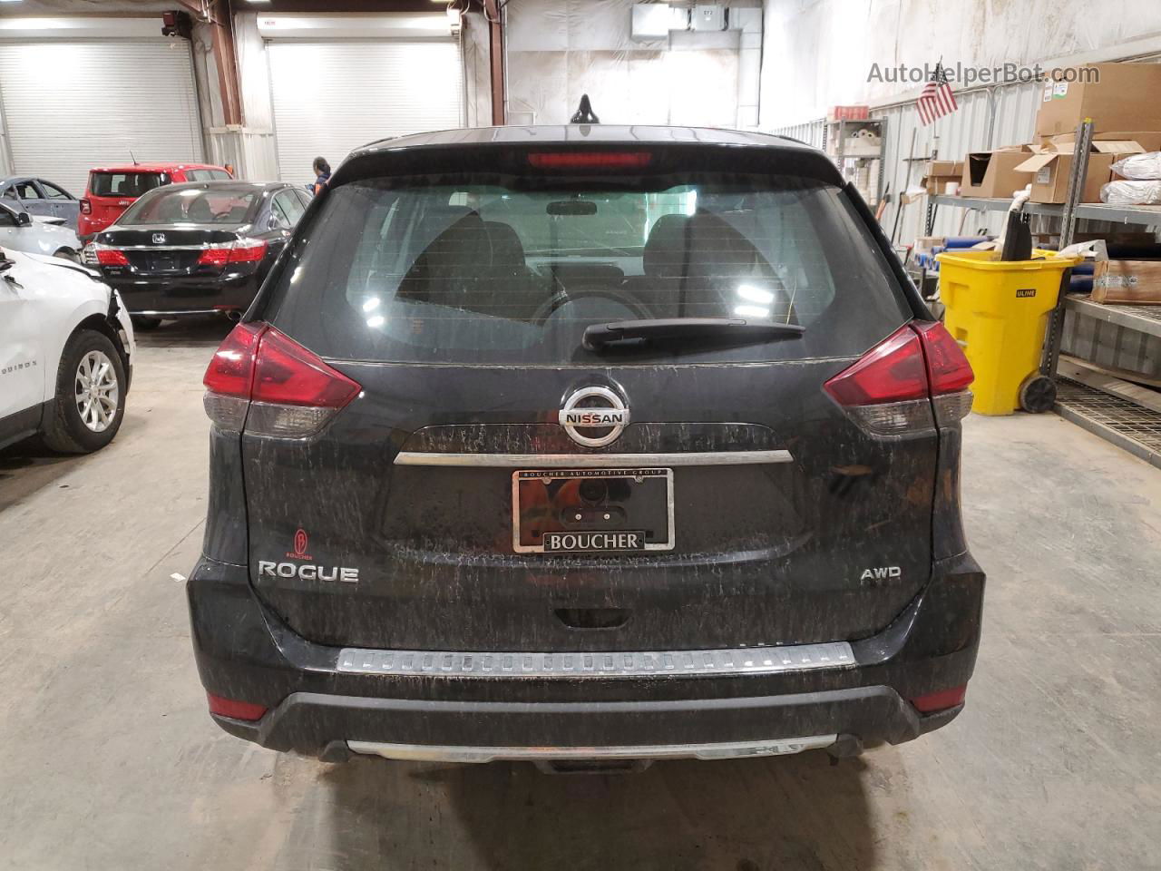 2018 Nissan Rogue S Black vin: 5N1AT2MV3JC742529