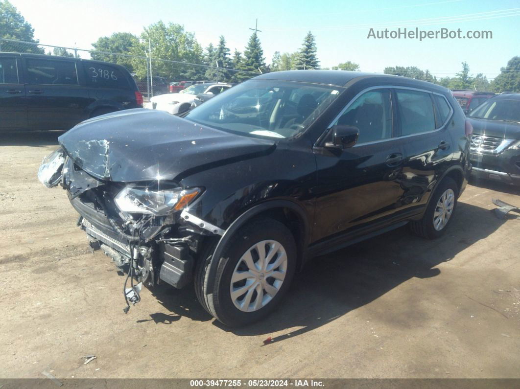 2018 Nissan Rogue S Black vin: 5N1AT2MV3JC766619