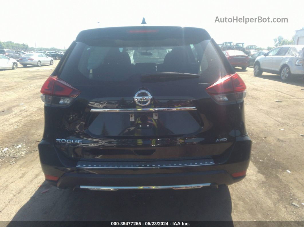 2018 Nissan Rogue S Черный vin: 5N1AT2MV3JC766619