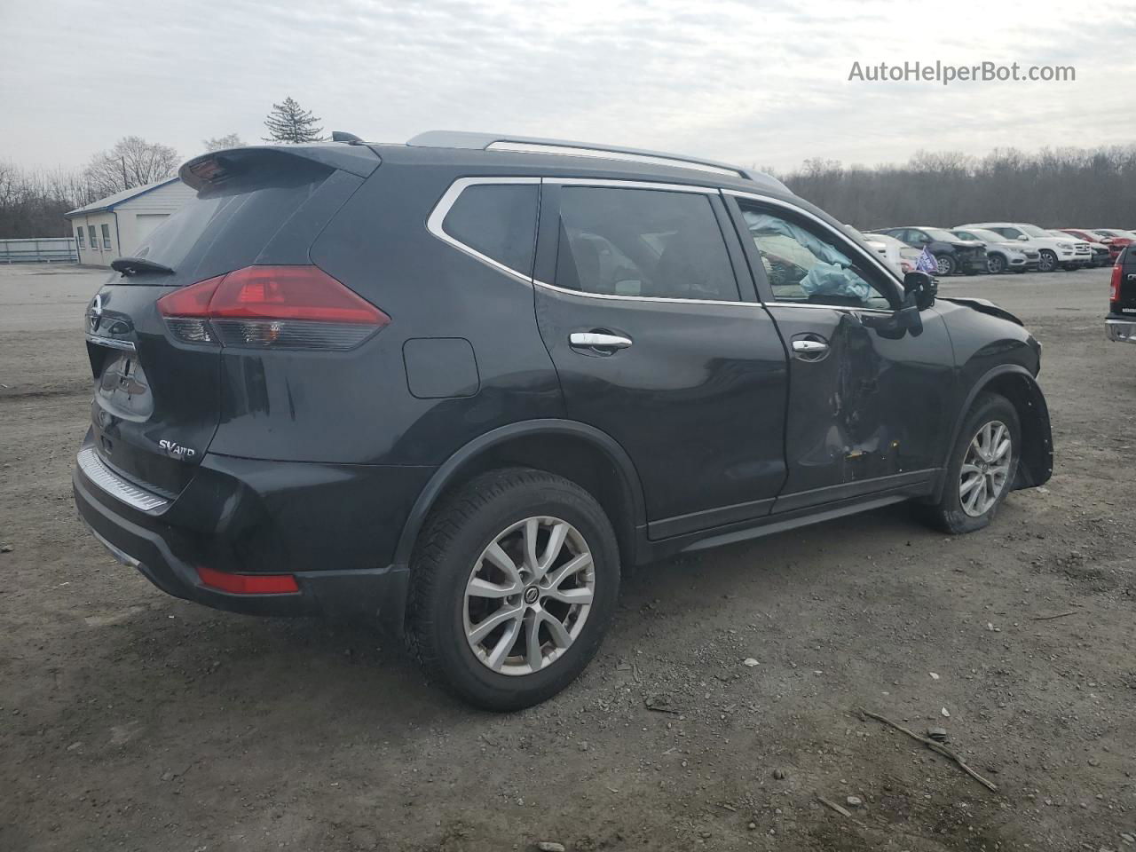 2018 Nissan Rogue S Black vin: 5N1AT2MV3JC814524