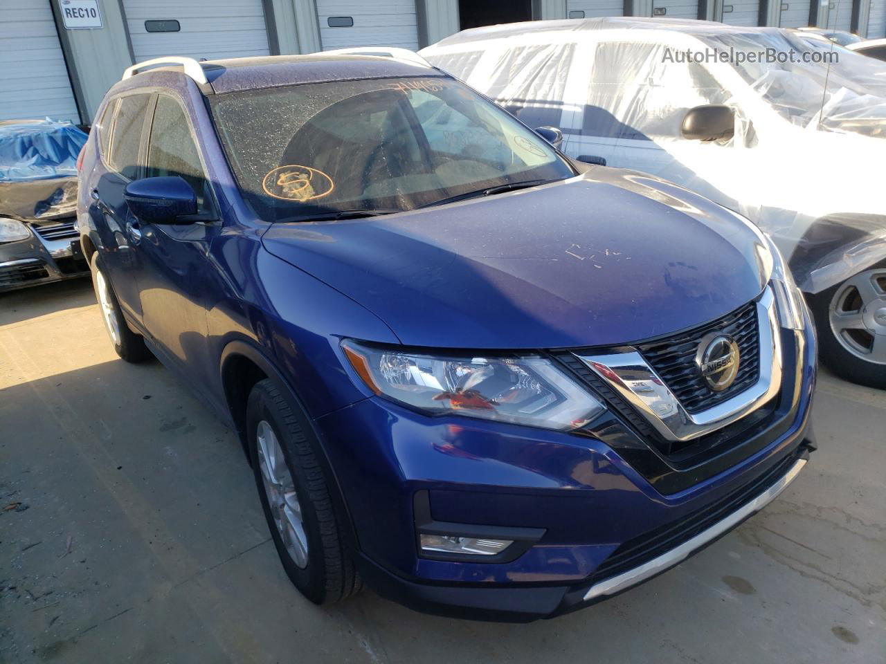 2018 Nissan Rogue S Blue vin: 5N1AT2MV3JC830917