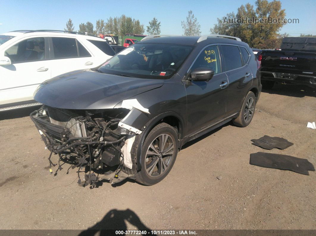 2018 Nissan Rogue Sl Gray vin: 5N1AT2MV4JC759887