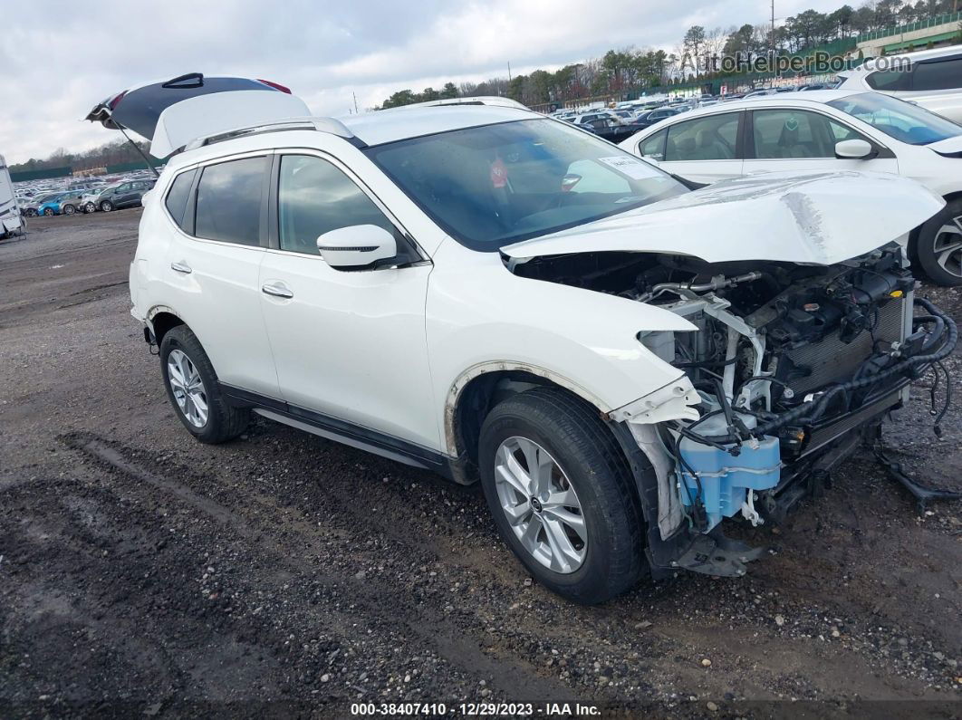 2018 Nissan Rogue S White vin: 5N1AT2MV4JC779279