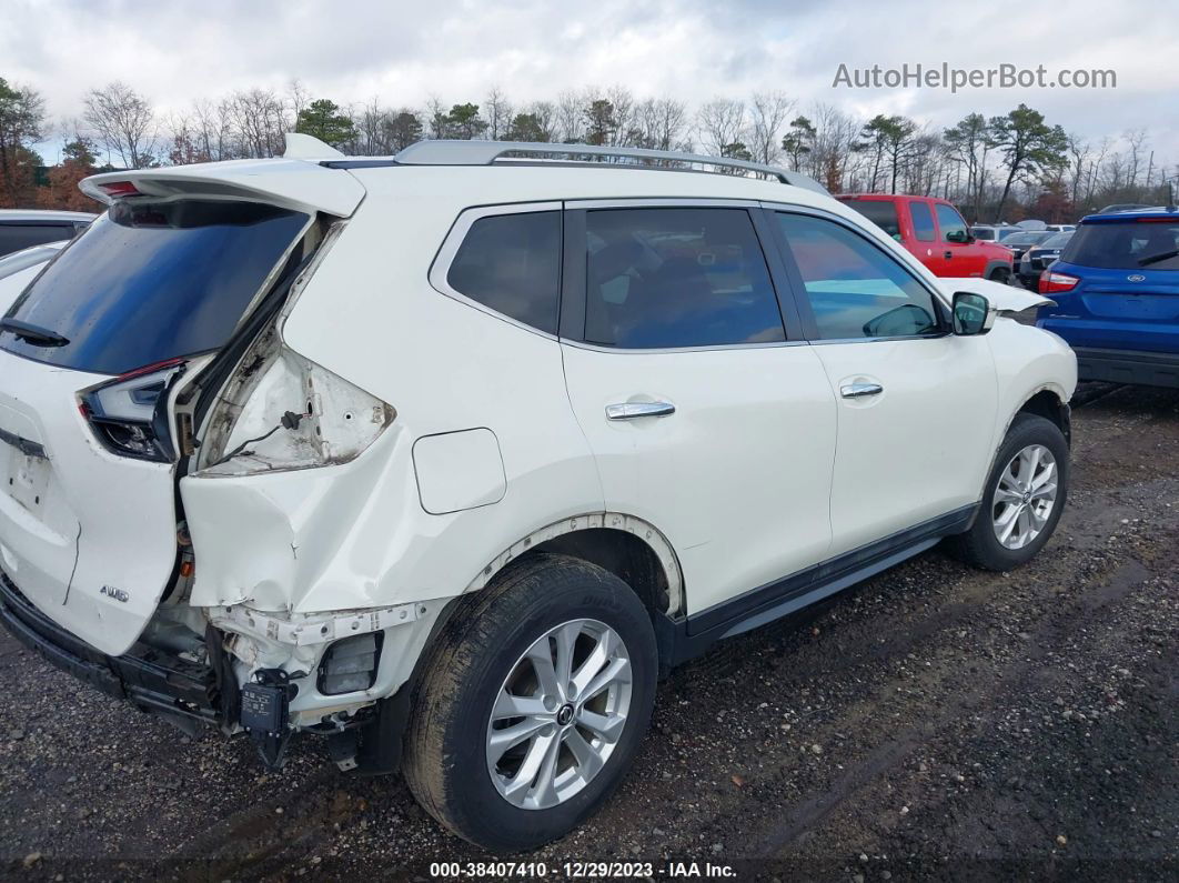 2018 Nissan Rogue S White vin: 5N1AT2MV4JC779279