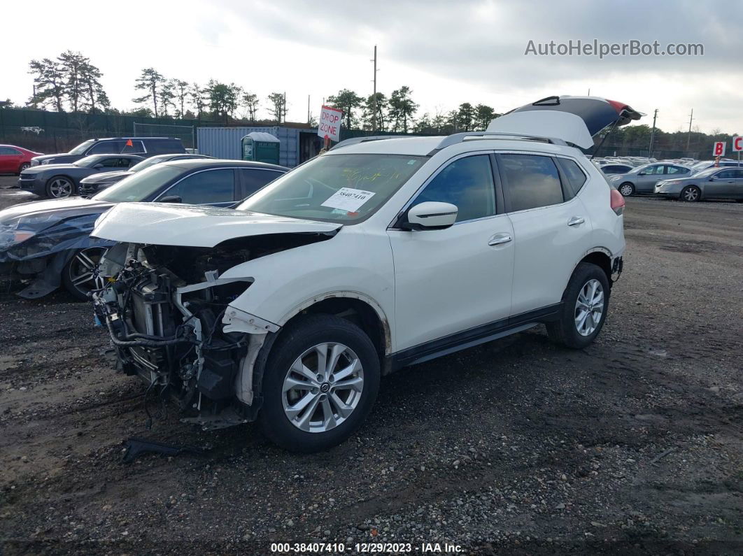 2018 Nissan Rogue S White vin: 5N1AT2MV4JC779279